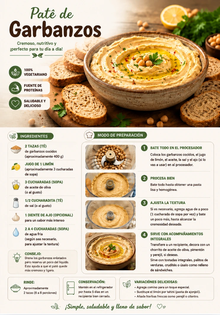 Paté de Garbanzos