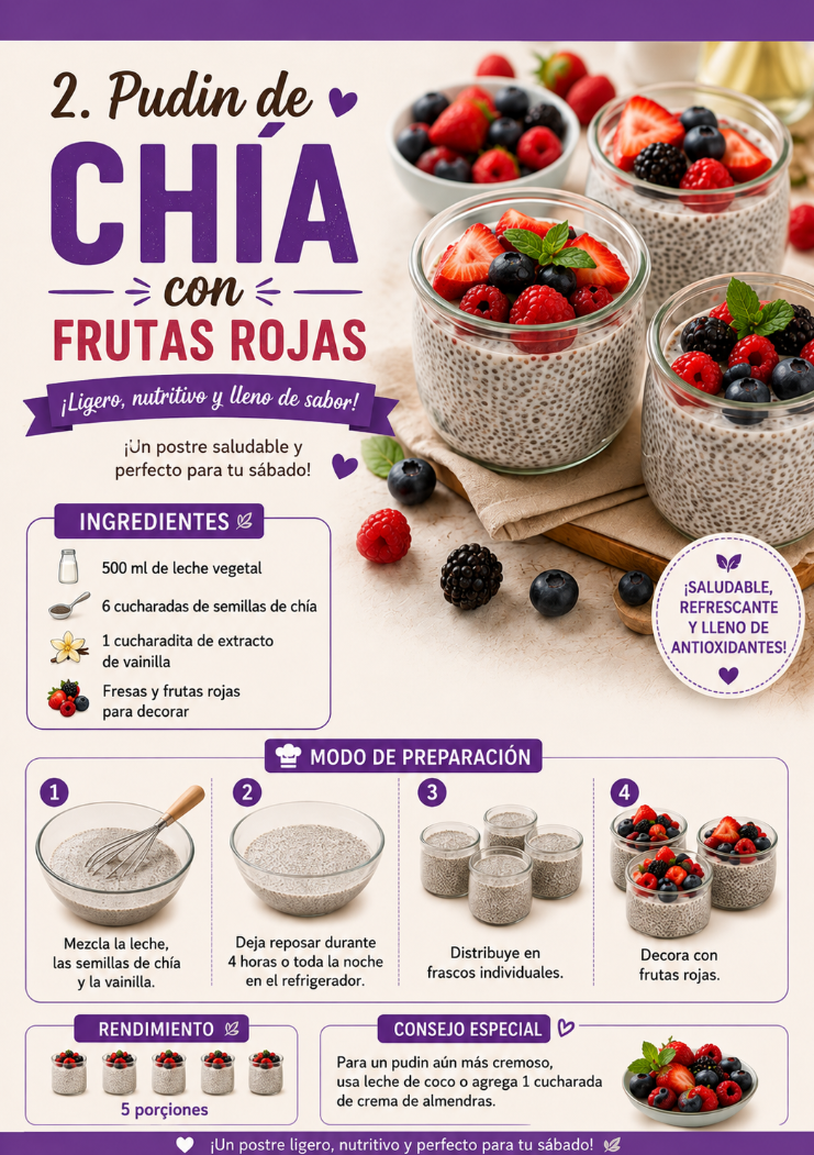 Pudín de Chía